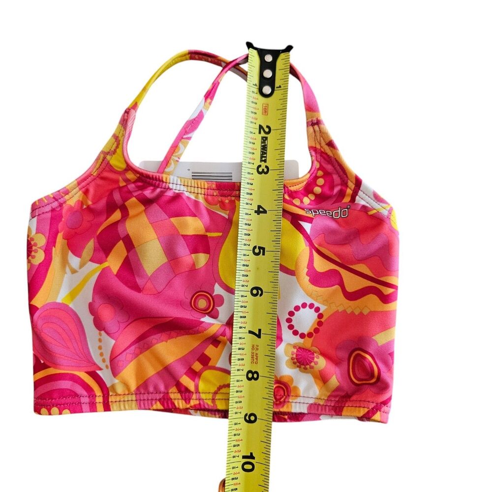 NWT 3 Speedo Girls Swimsuits Size 4 One Piece Two Piece Y2K Vintage Deadstock - Picture 13 of 13